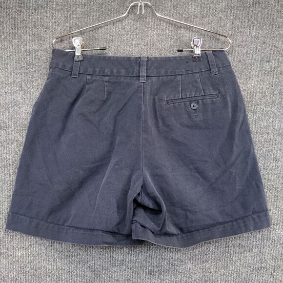 GAP Factory Store Womens Chino Shorts Blue Size 8 Cotton Slash Pockets - Picture 3 of 10